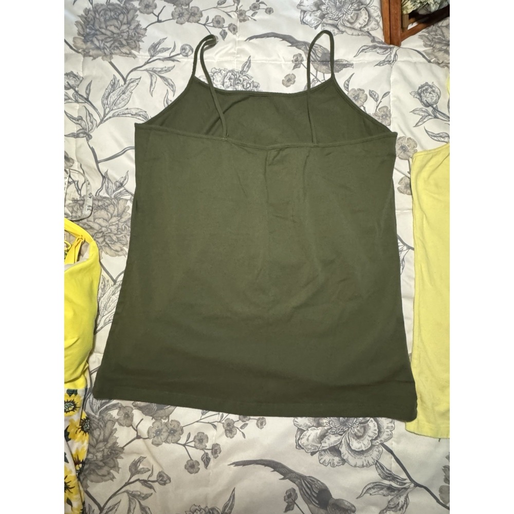 Lot of 2 Tank Tops Green and Light Yellow Time and Tru No Boundaries XL - Picture 4 of 7